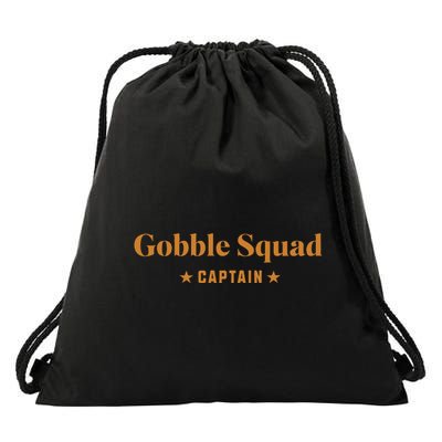 Gobble Squad Captain Gobble Gobble Gobble Drawstring Bag