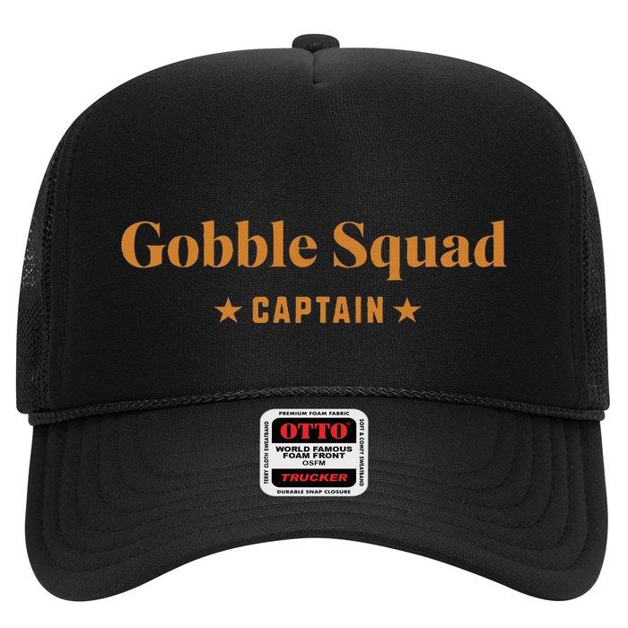 Gobble Squad Captain Gobble Gobble Gobble Trucker Hat