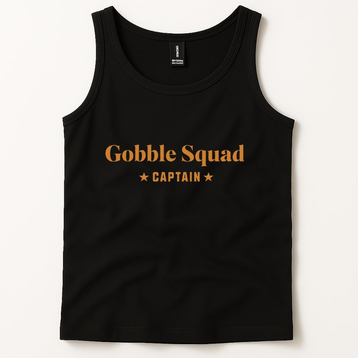 Gobble Squad Captain Gobble Gobble Gobble Tank Top