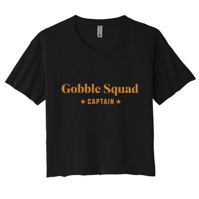 Gobble Squad Captain Gobble Gobble Gobble Crop Top