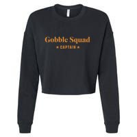 Gobble Squad Captain Gobble Gobble Gobble Cropped Pullover Crew
