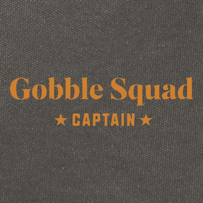 Gobble Squad Captain Gobble Gobble Gobble Cotton Canvas Backpack