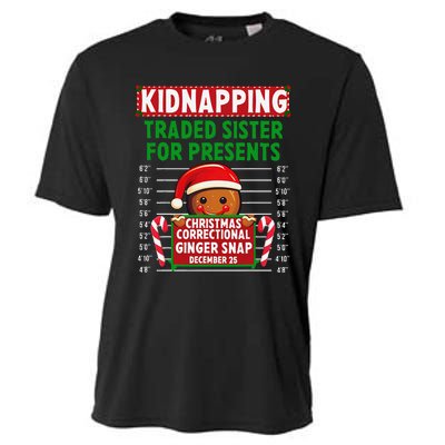 Ginger Snap Christmas Correctional Funny Inmate Xmas Party Cooling Performance Crew T-Shirt