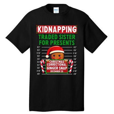 Ginger Snap Christmas Correctional Funny Inmate Xmas Party Tall T-Shirt