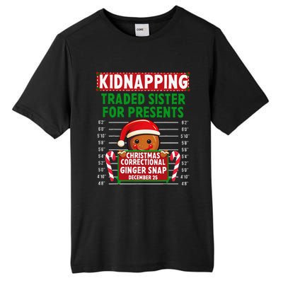 Ginger Snap Christmas Correctional Funny Inmate Xmas Party Tall Fusion ChromaSoft Performance T-Shirt