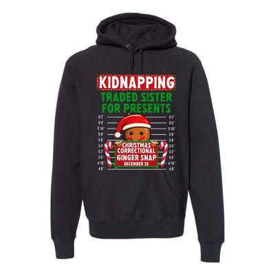 Ginger Snap Christmas Correctional Funny Inmate Xmas Party Premium Hoodie