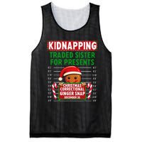 Ginger Snap Christmas Correctional Funny Inmate Xmas Party Mesh Reversible Basketball Jersey Tank