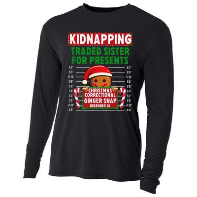 Ginger Snap Christmas Correctional Funny Inmate Xmas Party Cooling Performance Long Sleeve Crew