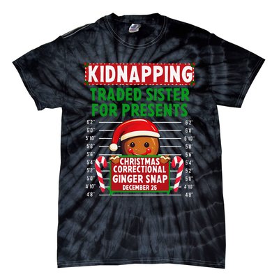 Ginger Snap Christmas Correctional Funny Inmate Xmas Party Tie-Dye T-Shirt