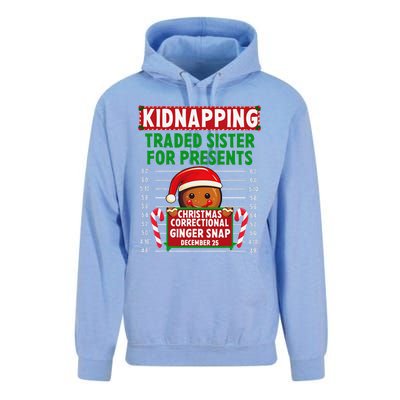 Ginger Snap Christmas Correctional Funny Inmate Xmas Party Unisex Surf Hoodie