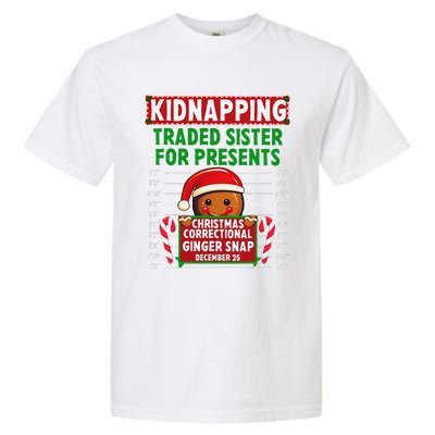 Ginger Snap Christmas Correctional Funny Inmate Xmas Party Garment-Dyed Heavyweight T-Shirt