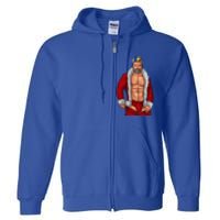 Gay Santa Claus LGBTQ Rainbow Christmas Xmas Gift Funny Fun Full Zip Hoodie