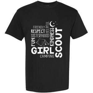 Girl Scout Camping Adventure Scout Troop Cookie Dealer Garment-Dyed Heavyweight T-Shirt