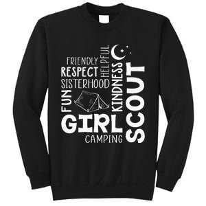 Girl Scout Camping Adventure Scout Troop Cookie Dealer Sweatshirt