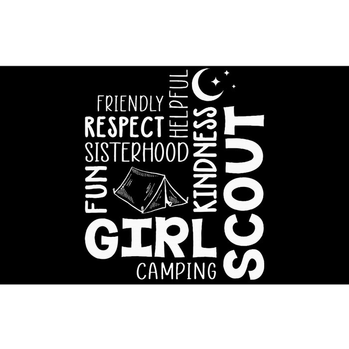 Girl Scout Camping Adventure Scout Troop Cookie Dealer Bumper Sticker