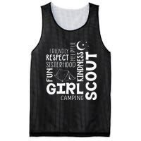 Girl Scout Camping Adventure Scout Troop Cookie Dealer Mesh Reversible Basketball Jersey Tank