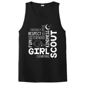 Girl Scout Camping Adventure Scout Troop Cookie Dealer PosiCharge Competitor Tank