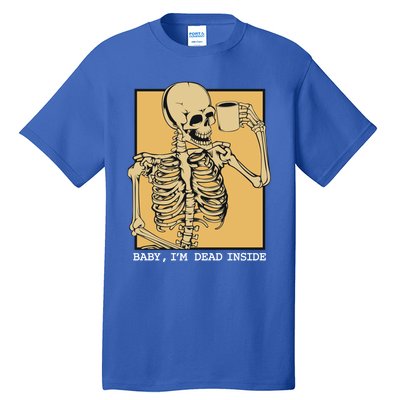 Grunge Skeleton Coffee Cup Mug Coffeeers Skull Dead Meaningful Gift Tall T-Shirt