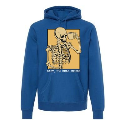 Grunge Skeleton Coffee Cup Mug Coffeeers Skull Dead Meaningful Gift Premium Hoodie