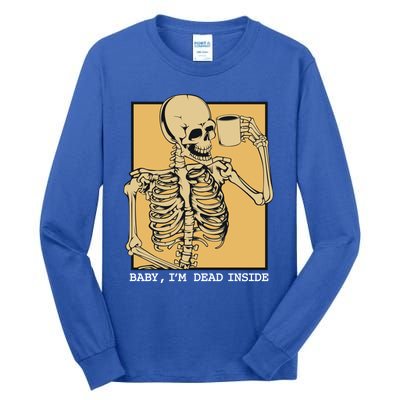 Grunge Skeleton Coffee Cup Mug Coffeeers Skull Dead Meaningful Gift Tall Long Sleeve T-Shirt