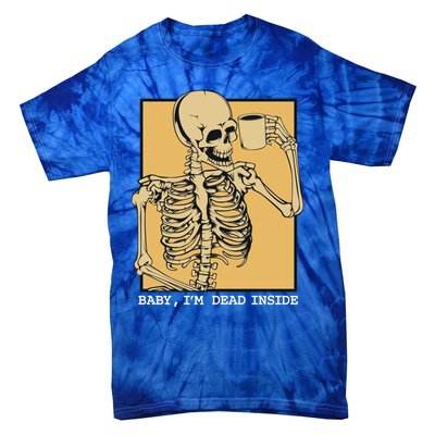 Grunge Skeleton Coffee Cup Mug Coffeeers Skull Dead Meaningful Gift Tie-Dye T-Shirt