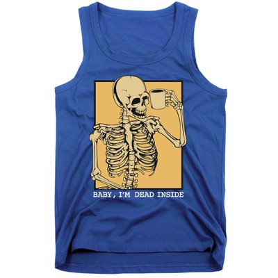 Grunge Skeleton Coffee Cup Mug Coffeeers Skull Dead Meaningful Gift Tank Top