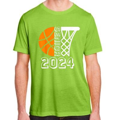 Graduate Senior Class Of 2024 Basketball Player Graduation Adult ChromaSoft Performance T-Shirt