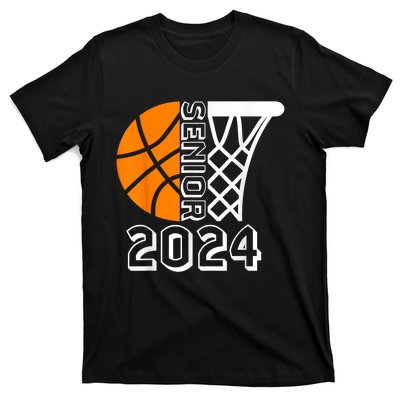 Graduate Senior Class Of 2024 Basketball Player Graduation T-Shirt