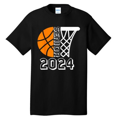 Graduate Senior Class Of 2024 Basketball Player Graduation Tall T-Shirt