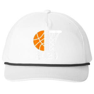 Graduate Senior Class Of 2024 Basketball Player Graduation Snapback Five-Panel Rope Hat