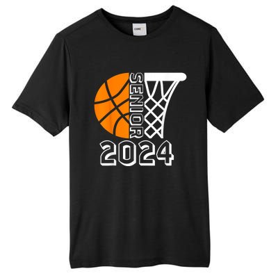 Graduate Senior Class Of 2024 Basketball Player Graduation Tall Fusion ChromaSoft Performance T-Shirt