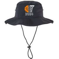 Graduate Senior Class Of 2024 Basketball Player Graduation Legacy Cool Fit Booney Bucket Hat