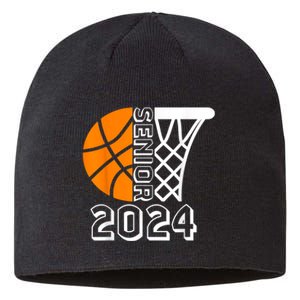 Graduate Senior Class Of 2024 Basketball Player Graduation Sustainable Beanie