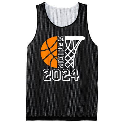 Graduate Senior Class Of 2024 Basketball Player Graduation Mesh Reversible Basketball Jersey Tank