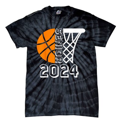 Graduate Senior Class Of 2024 Basketball Player Graduation Tie-Dye T-Shirt