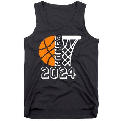 Graduate Senior Class Of 2024 Basketball Player Graduation Tank Top