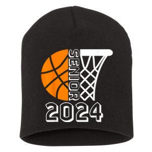 Graduate Senior Class Of 2024 Basketball Player Graduation Short Acrylic Beanie