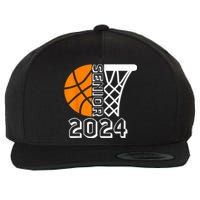 Graduate Senior Class Of 2024 Basketball Player Graduation Wool Snapback Cap