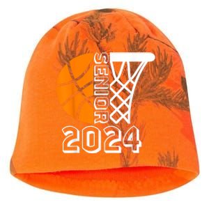 Graduate Senior Class Of 2024 Basketball Player Graduation Kati - Camo Knit Beanie