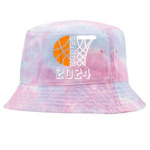 Graduate Senior Class Of 2024 Basketball Player Graduation Tie-Dyed Bucket Hat