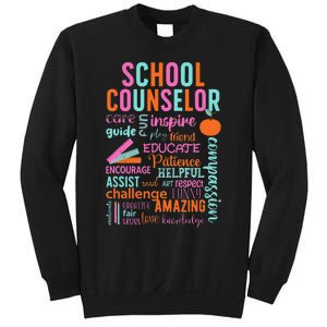 groovy School Counselor School Counseling Week Sweatshirt