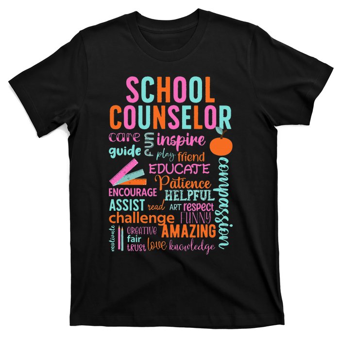 groovy School Counselor School Counseling Week T-Shirt