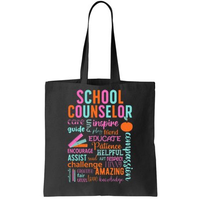 groovy School Counselor School Counseling Week Tote Bag