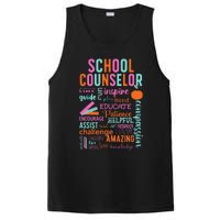 groovy School Counselor School Counseling Week PosiCharge Competitor Tank