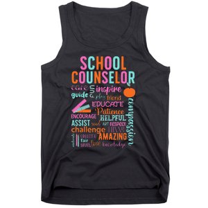 groovy School Counselor School Counseling Week Tank Top