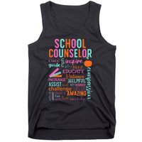 groovy School Counselor School Counseling Week Tank Top