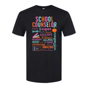 groovy School Counselor School Counseling Week Softstyle CVC T-Shirt