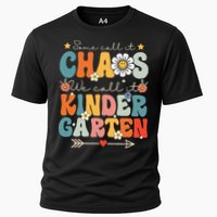 Groovy Some Call It Chaos We Call It Kindergarten Teachers Performance Shirt