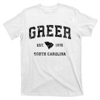 Greer South Carolina Sc Vintage Established Athletic Sports Design T-Shirt