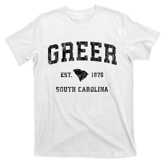 Greer South Carolina Sc Vintage Established Athletic Sports Design T-Shirt